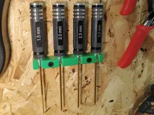 Ultimate Allen Key Wall Mount 1.5mm-3mm Organizer