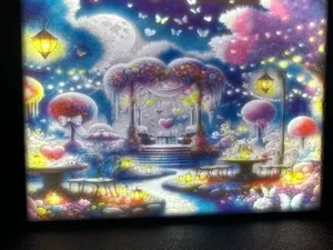 Valentine's Day Magical Garden Lithophane