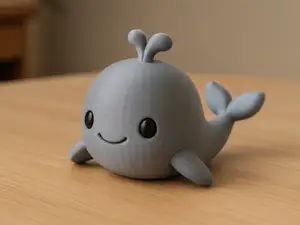 Smiley Whale – Cute Print-in-Place Buddy