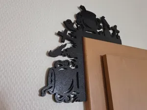 Halloween Türrahmen-Deko – Gruselige Eckdekoration