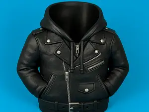 Leather Jacket Pencil Holder