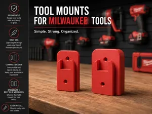 Milwaukee M18 Tool Mount – Standard & Belt Clip