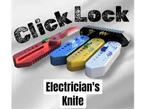 ELECTRICIAN'S KNIFE - Click Lock