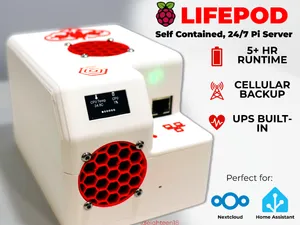 Lifepod: a Raspberry Pi With Built-in UPS
