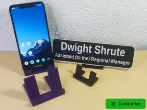 Parametric Display Stand - Phones, Cards & Signs