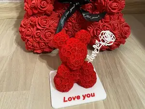 Rose teddy bear for Valentine's Day