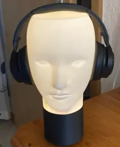 Headphone Holder Lamp for Puck Led Bambu Kit001