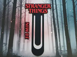 Stranger Things Bookmark