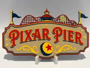 Pixar Pier Inspired Sign