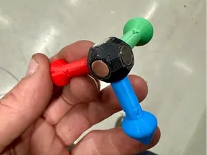 Magnetic 3D Coordinate Axis Reference