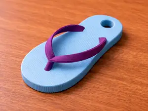 Slippers Keychain