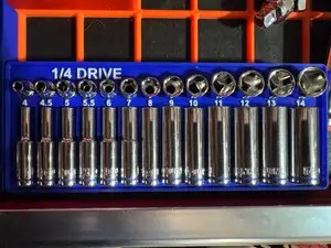 Quinn 1/4 Drive Socket Gridfinity Organizer