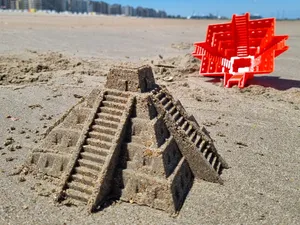 Chichen Itza Pyramid Sand Castle Mold