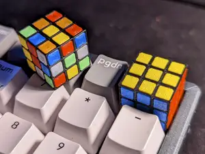 Rubiks Cube Keycap