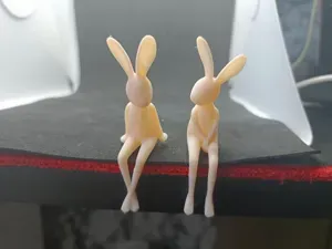 Just Two Bunnies Hanging Out Charming Easter Bunny