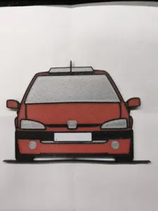Peugeot 106 Gti Magnet decor Art Wall Art