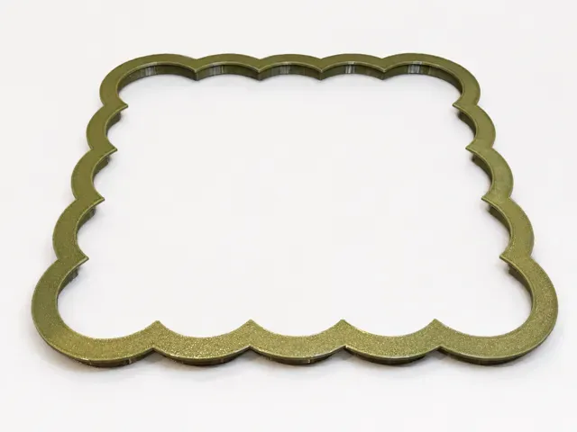 Square scalloped clay cutter — Image 3 of 4