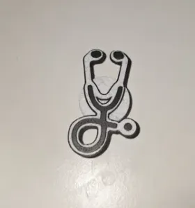 Stethoscope Crocs charm