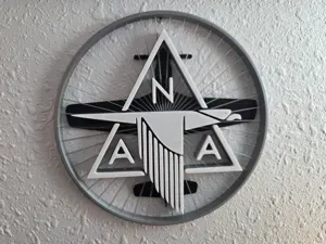 P-51 Mustang North American Aviation String Art