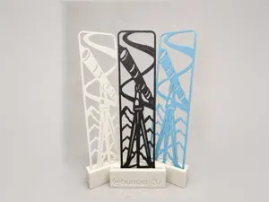 Telescope Bookmark | Space One-Color Print
