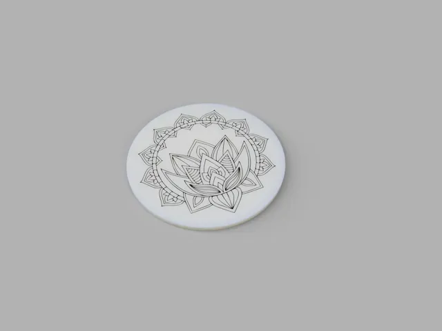 Mandala 4 / Untersetzer / Coaster — Image 2 of 2