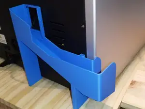 Qidi q2 glissière de purge poop