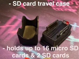 SD Card Travel Case – 16 microSD & 2 SD Card Slot