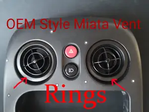 Mazda Mx5 Mx-5 NA NB NBFL Dashboard Vent Ring
