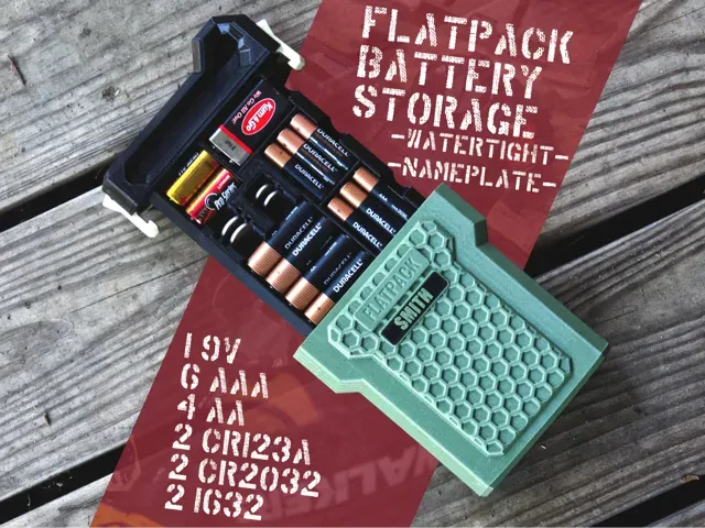 Watertight Battery Flatpack