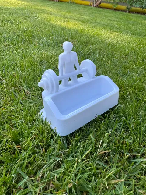 Fitness Bench Press Business Card Holder — Image 4 of 4