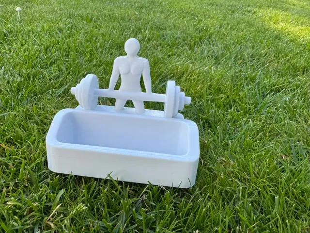 Fitness Bench Press Business Card Holder — Image 2 of 4