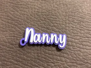 Nanny name keychain