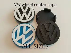 Parametric VW Wheel center caps, Center covers