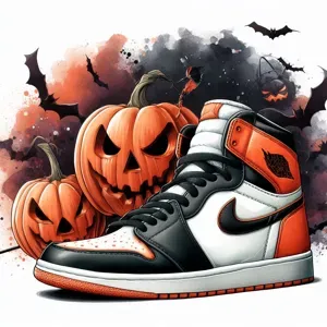 Jordan 1 Halloween - 3 color Hueforge filament painting