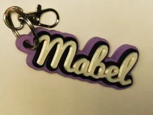 Portachiavi nome Mabel