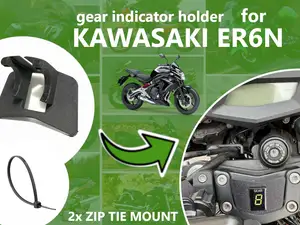 Kawasaki er6n gear indicator holder