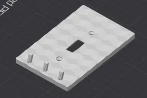 Cube Light Switch Cover