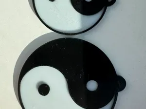 Yin Yang keychain gadget