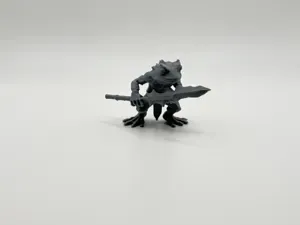 DnD Miniature Frog Warrior II