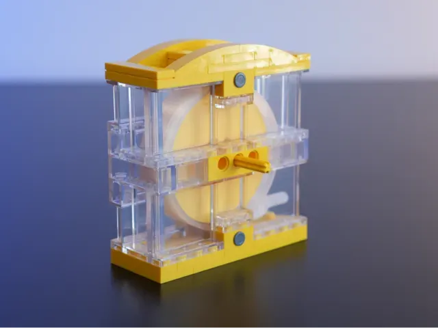 Medium Tesla Turbine for 'Building Bricks'