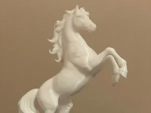 Majestic Rearing Stallion Elegant Horse Sculpture