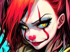 Clown Girl Hueforge