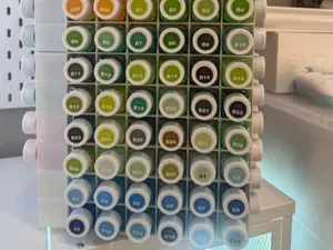 可旋转拼豆塔(方形33mm拼豆瓶收纳)