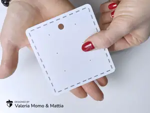 Earrings Card, for packaging & shipping