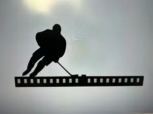 medal hanger Hockey player