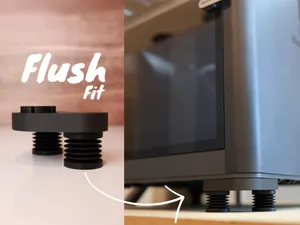 Flush Fit Dual Anti Vibration Feet