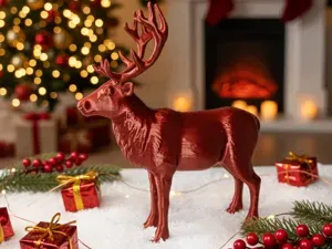 Un superbe renne de Noël
