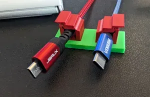 Kabelhalter / Kabelclips für USB-Kabel, Audio-Kabel und andere mit Durchmesser bis 8mm
