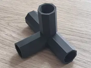 4-point connector fitting for mini greenhouse
