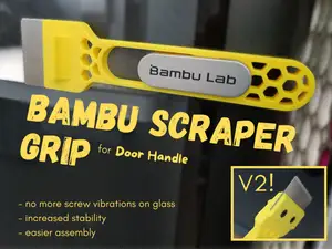 Bambu Scraper Grip for Door Handle V2